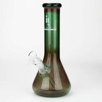 Bang à eau en verre à tube vert Infyniti 12"