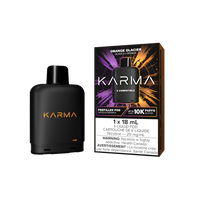 KARMA 10000 Puff 18mL X Compatible Replacement Pods Orange Glacier