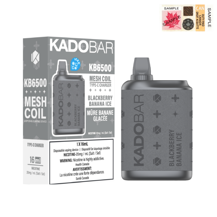 [Clearance] KadoBar 6500 Puff Rechargeable Disposable Vape 16ml