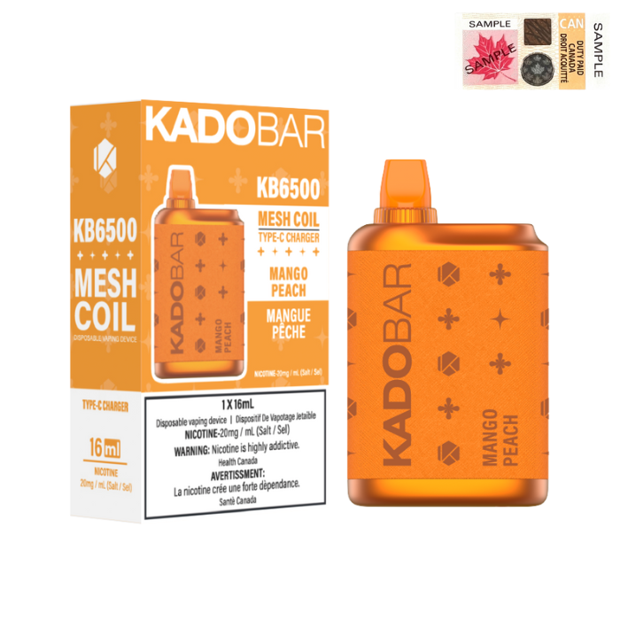 [Clearance] KadoBar 6500 Puff Rechargeable Disposable Vape 16ml