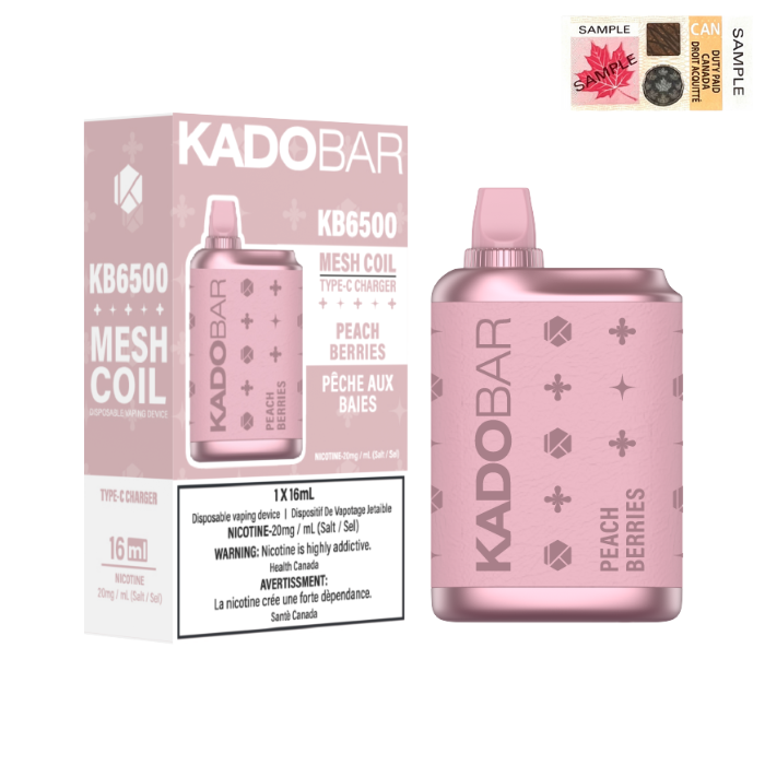 [Clearance] KadoBar 6500 Puff Rechargeable Disposable Vape 16ml