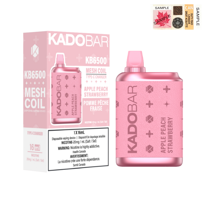 [Clearance] KadoBar 6500 Puff Rechargeable Disposable Vape 16ml