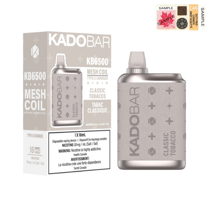 [Liquidation] KadoBar 6500 Puff Vape jetable rechargeable 16 ml