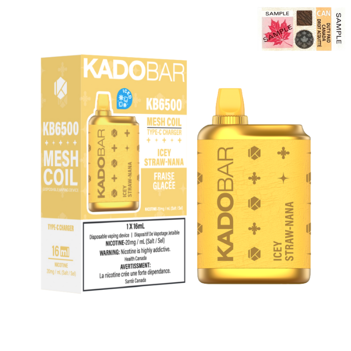 [Clearance] KadoBar 6500 Puff Rechargeable Disposable Vape 16ml