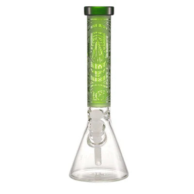 Legendary 14" 9mm Sandblasted Beaker Bong