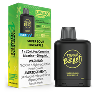 Flavour Beast Level X Boost Replacement Pod 20mL 15000 Puff Super Sour Pineapple Iced