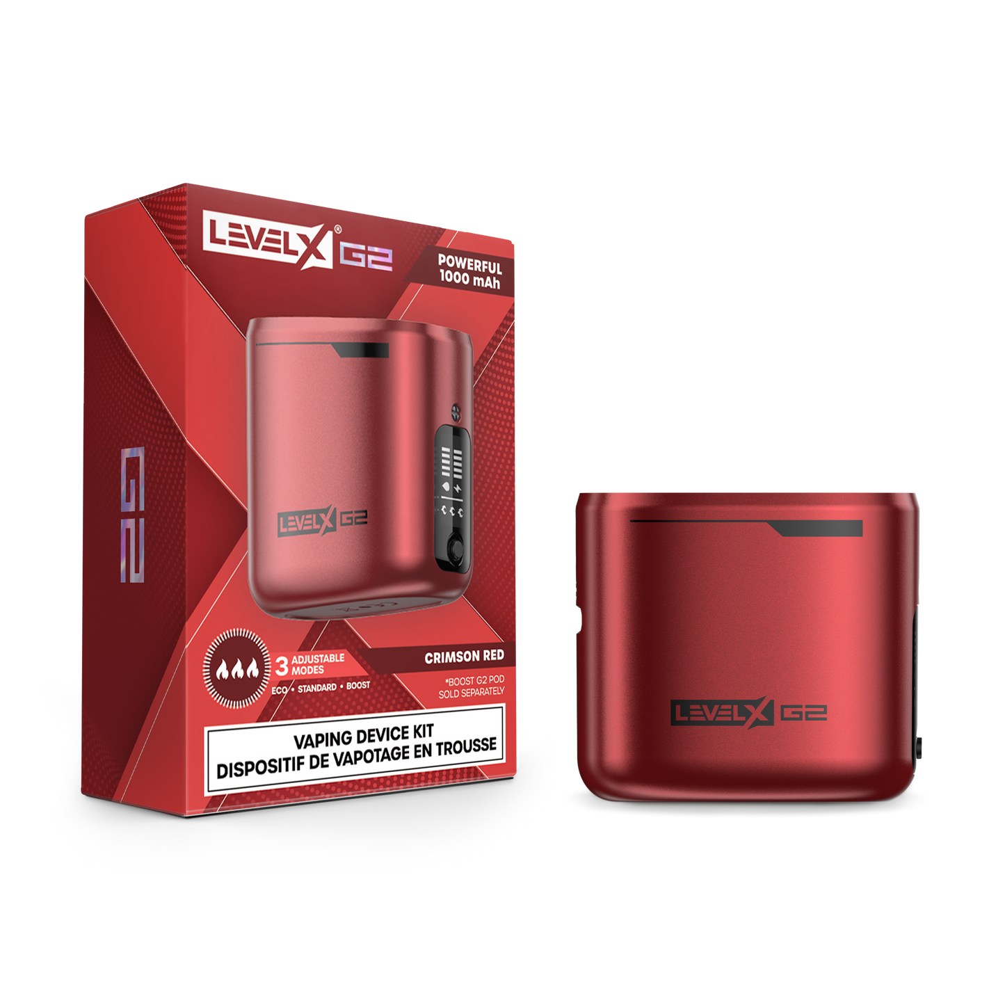 Kit d'appareil Level X Boost 850 mAh