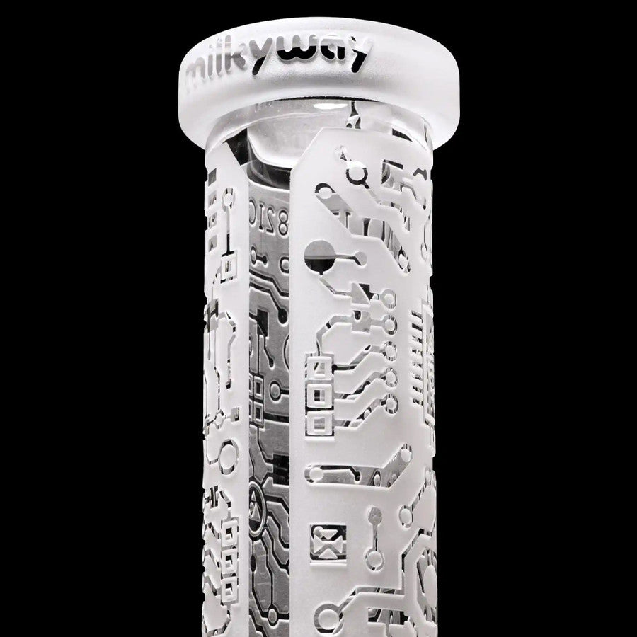 Milkyway Glass 15" Circuitboard Beaker Bong