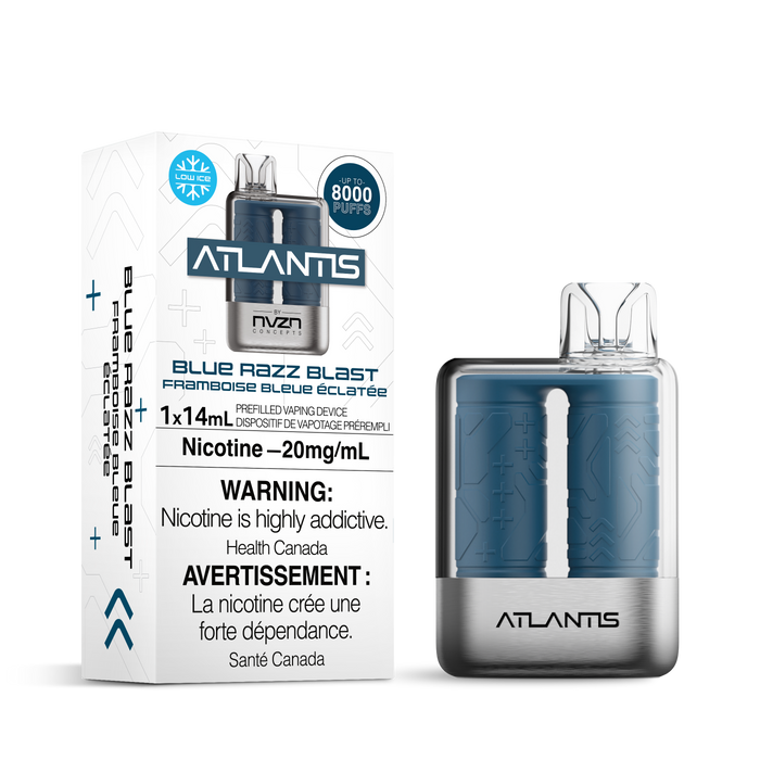 [CLEARANCE] Atlantis by NVZN Concepts 8000 Puff Rechargeable Disposable Vape 13ml