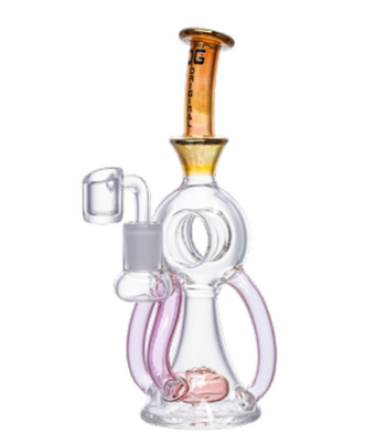 OG Original 8” Fumed Recycler Bong/Rig