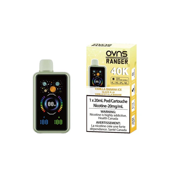 OVNS Ranger 40k Puff Rechargeable Disposable Vape 20ml