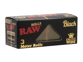 RAW Black Classic King Size 3 Meter Rolling Papers