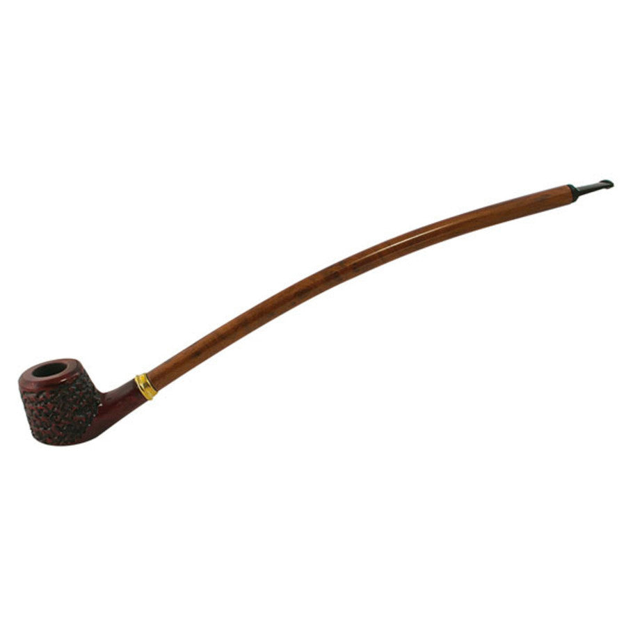 Pipe Pulsar Shire 15" courbée en bois de cerisier gravé