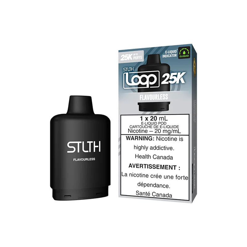 STLTH LOOP 25k Replacement Pod 20ml 25000 Puff *No charge battery Included*