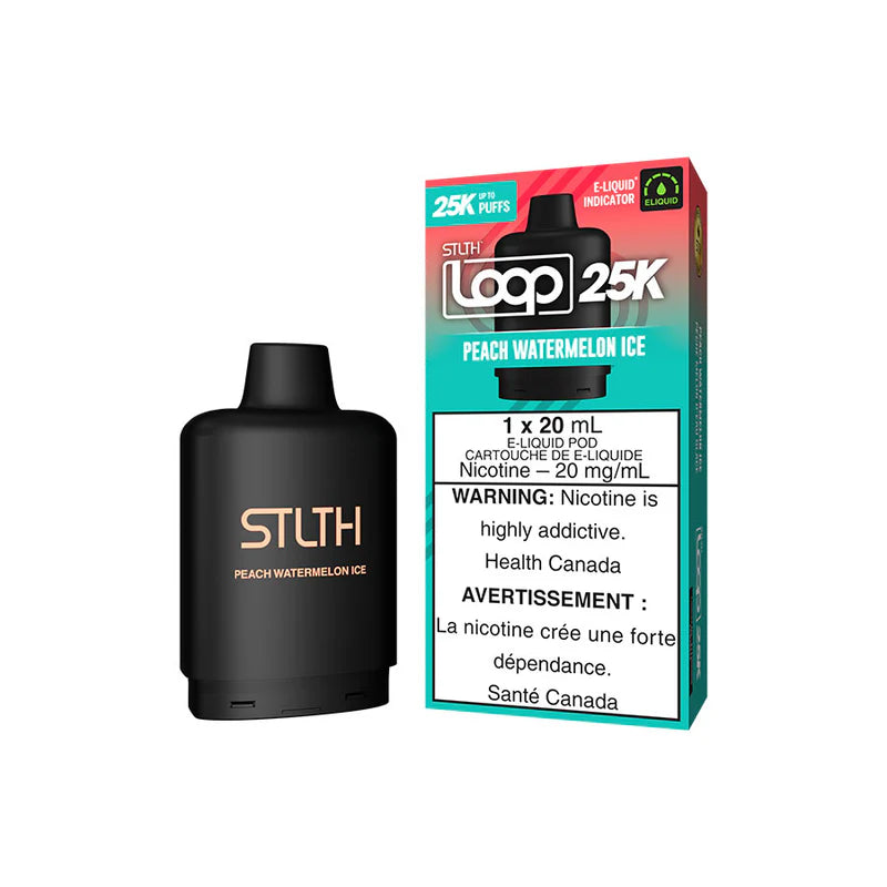 STLTH LOOP 25k Replacement Pod 20ml 25000 Puff *No charge battery Included*