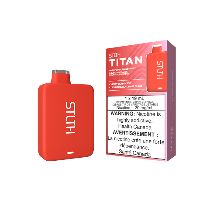 [DÉGAGEMENT] STLTH Titan 10000 Puff Vape jetable rechargeable 19 ml