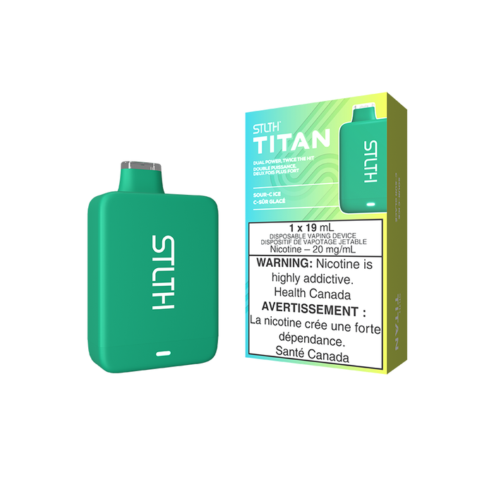 [CLEARANCE] STLTH Titan 10000 Puff Disposable Rechargeable Vape 19ml