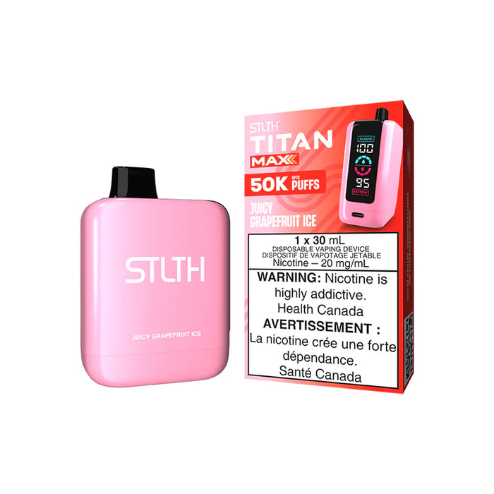 STLTH Titan Max 50K Puff Disposable Rechargeable Vape 30mL