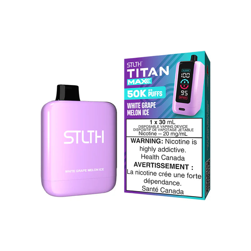 STLTH Titan Max 50K Puff Disposable Rechargeable Vape 30mL