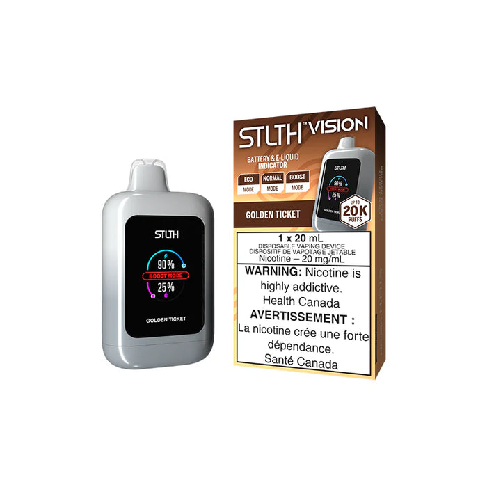 Stlth Vision 20K Puff Disposable Rechargeable Vape 20ml