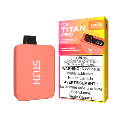 [CLEARANCE] STLTH Titan Pro 15000 Puff Disposable Rechargeable Vape 20ml