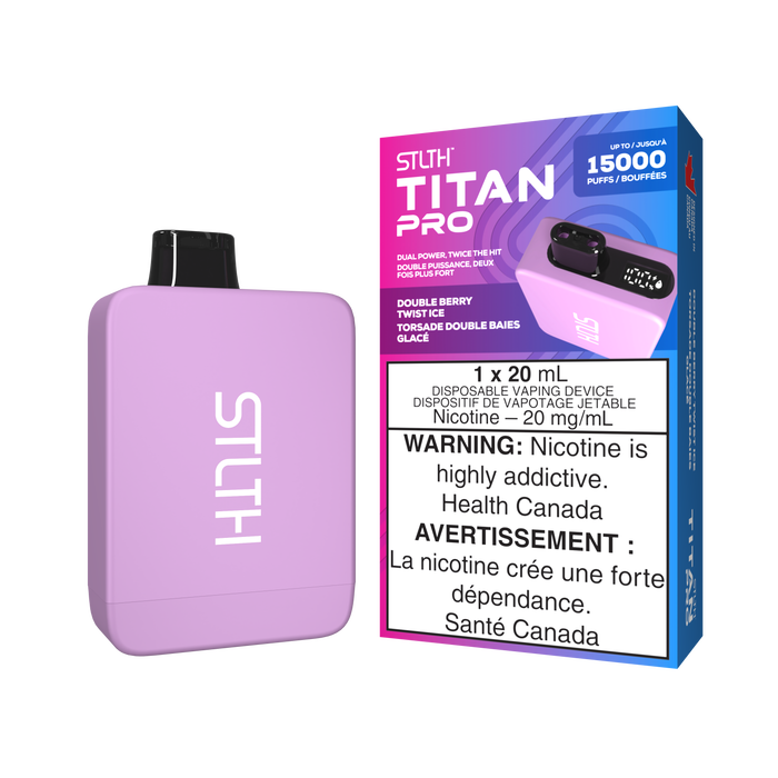 STLTH Titan Pro 15000 Puff Disposable Rechargeable Vape 20ml