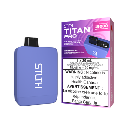 [CLEARANCE] STLTH Titan Pro 15000 Puff Disposable Rechargeable Vape 20ml