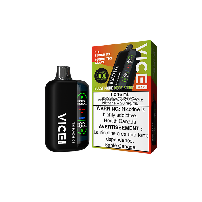 Vice Boost 9000 Puff Vape jetable rechargeable 16 ml