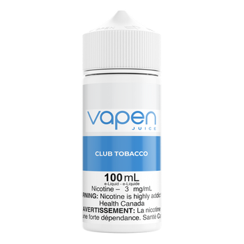 Club Tobacco - Jus Vapen * Nouveau nom, même saveur