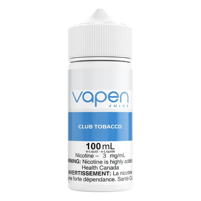 Club Tobacco - Jus Vapen * Nouveau nom, même saveur