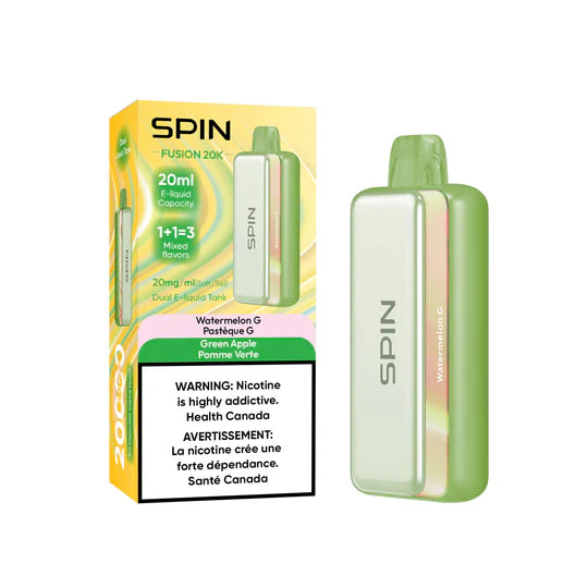 SPIN Fusion 20K Vape jetable rechargeable 20 ml