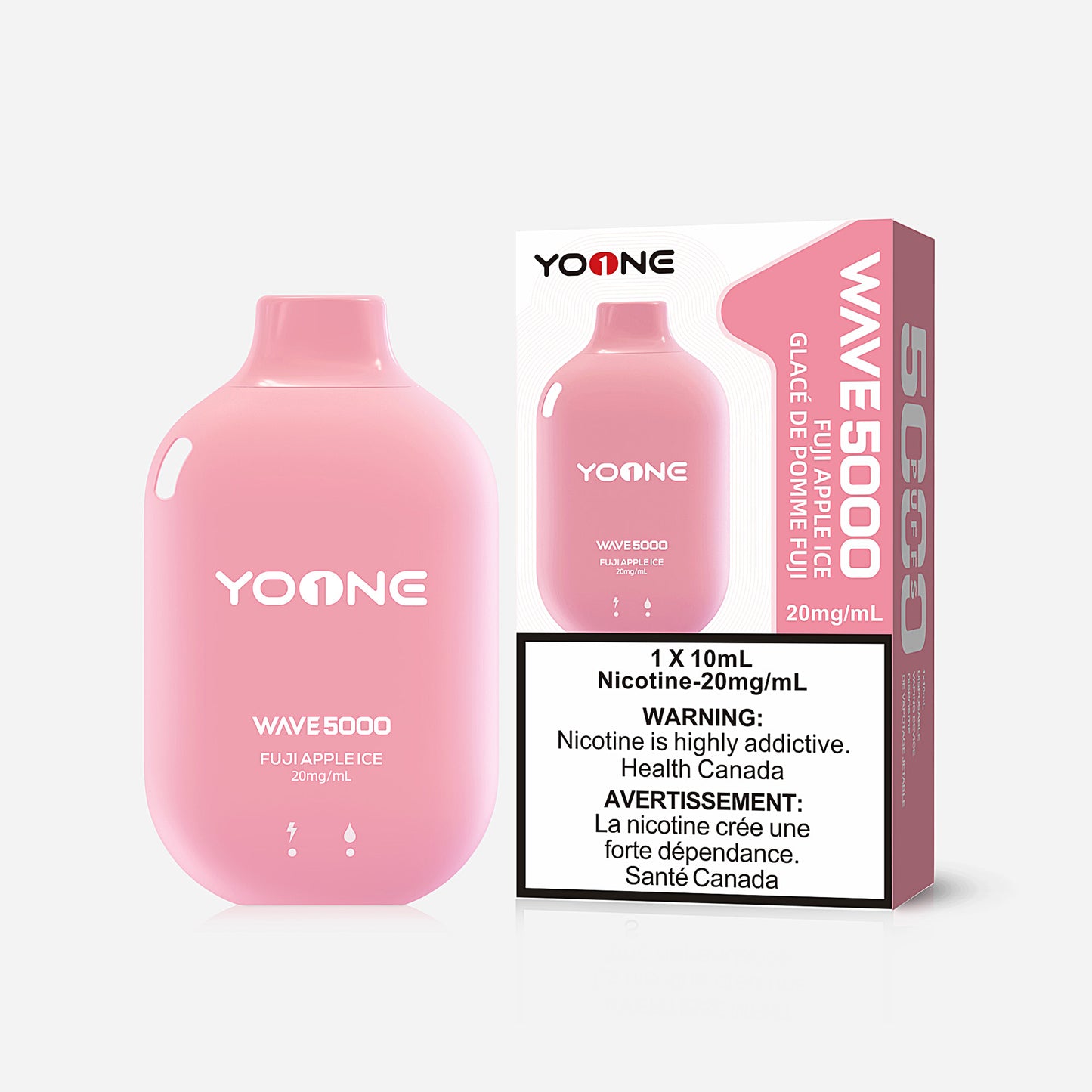 [DÉGAGEMENT] Yoone Wave 5000 Puff Vape jetable rechargeable 10 ml