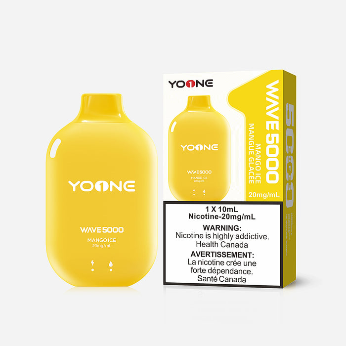 [DÉGAGEMENT] Yoone Wave 5000 Puff Vape jetable rechargeable 10 ml