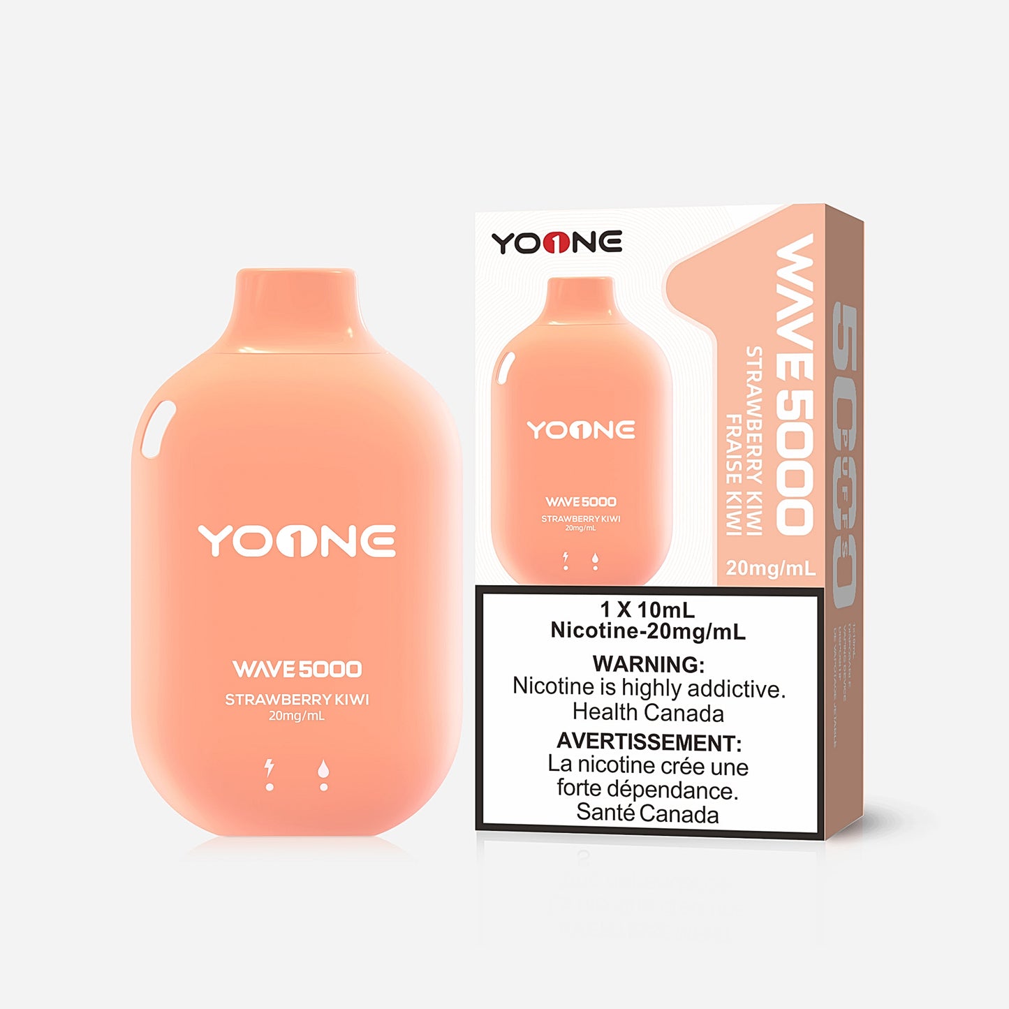 [DÉGAGEMENT] Yoone Wave 5000 Puff Vape jetable rechargeable 10 ml