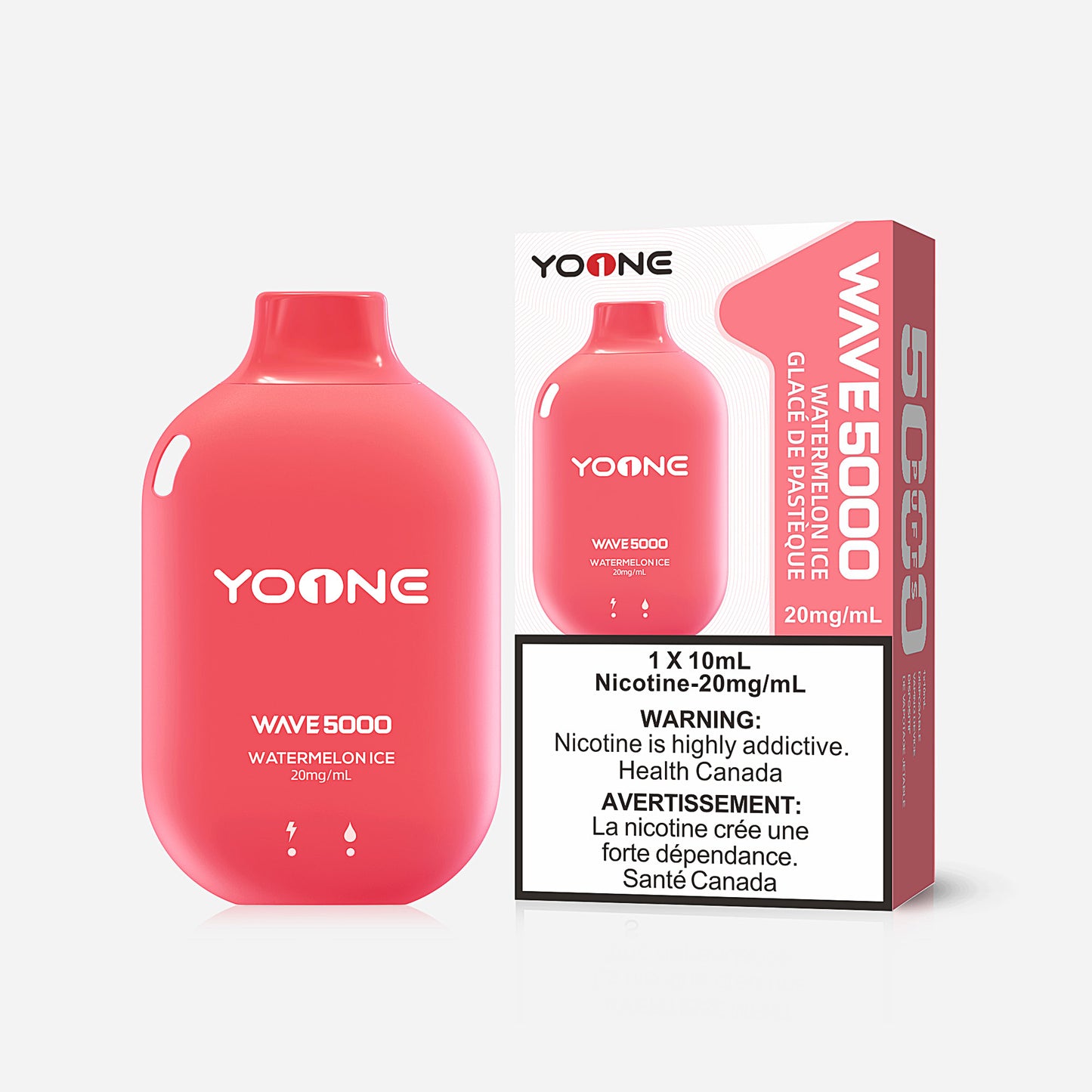 [CLEARANCE] Yoone Wave 5000 Puff Rechargeable Disposable Vape 10ml