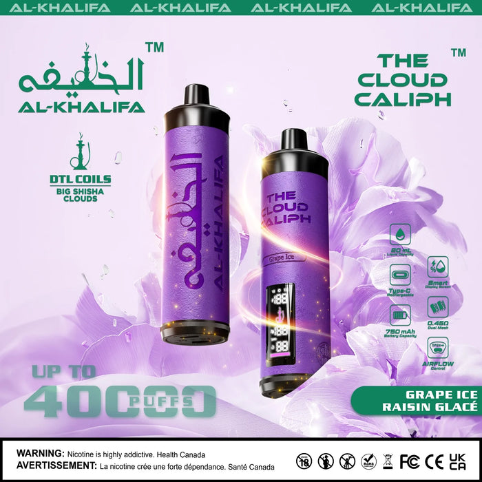 Al Khalifa - The Cloud Caliph Rechargeable Disposable Vape 20mL