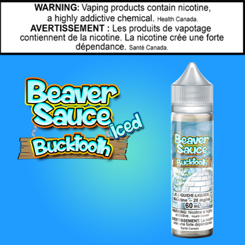 Beaver Sauce Iced Salt 60mL - Bucktooth Iced