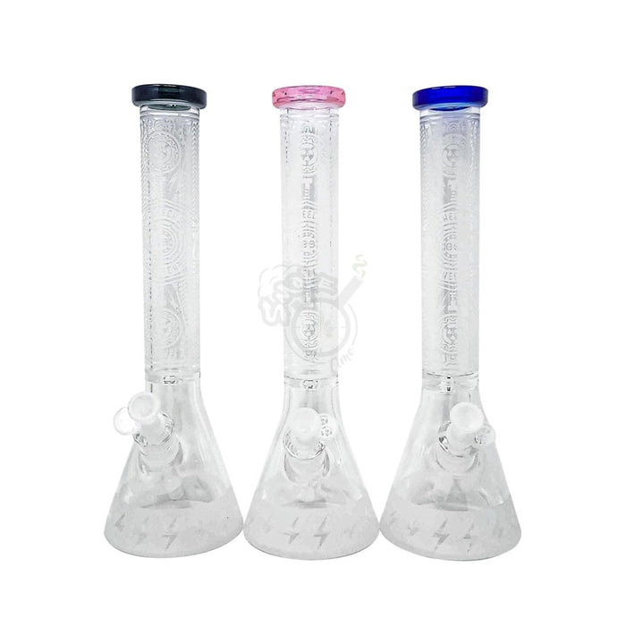 Bong Cheech Glass Sandblast 16" avec gobelet