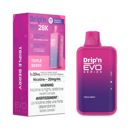 ENVI Drip'n EVO SERIES 28K Rechargeable Disposable Vape 20ml