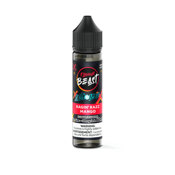 Flavour Beast E-Liquid 60mL Salts - Ragin' Razz Mango Iced