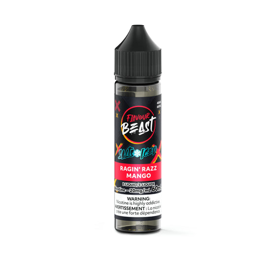 Flavour Beast E-Liquid 60mL Salts - Ragin' Razz Mango Iced