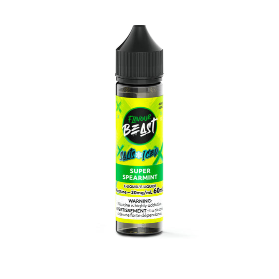 Flavour Beast E-Liquid 60mL Salts - Super Spearmint Iced