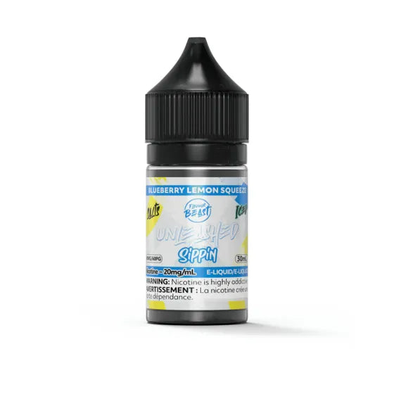 Flavour Beast Unleashed Sippin E-Liquid - Blueberry Lemon Squeeze