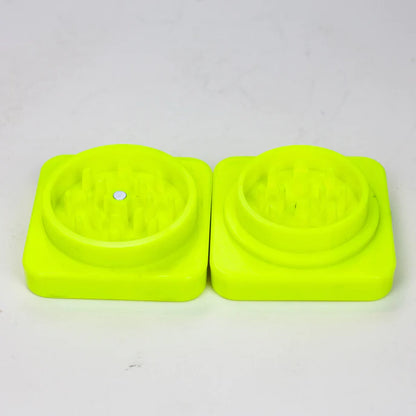 Square 2 Part Plastic Grinder