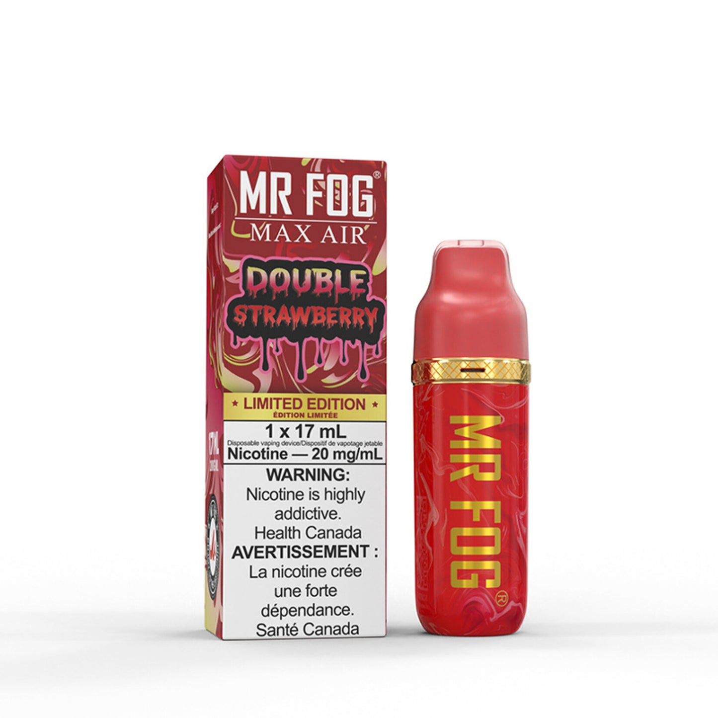 MR FOG Max Air 8500 Puffs Vape jetable rechargeable 17 ml