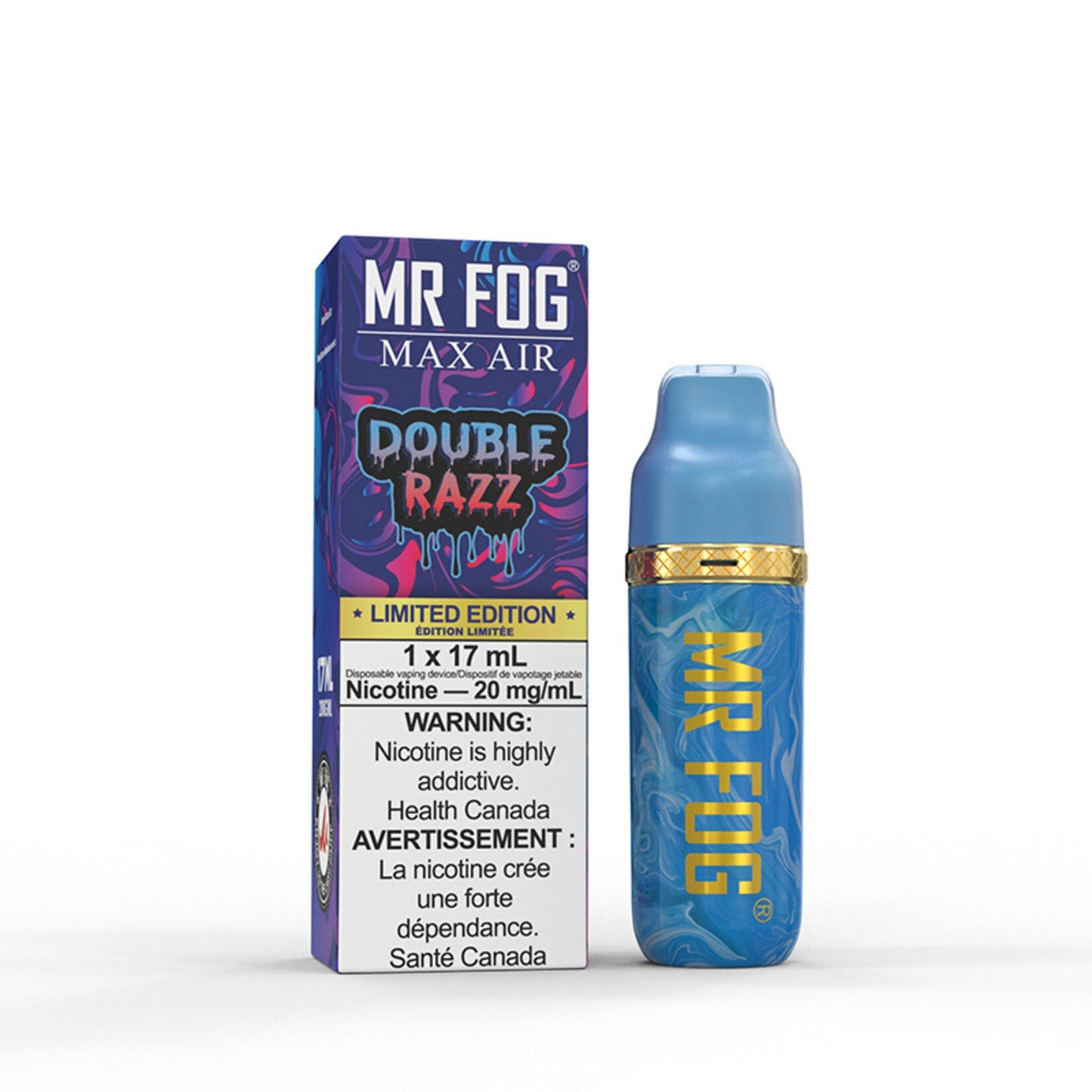 MR FOG Max Air 8500 Puffs Vape jetable rechargeable 17 ml