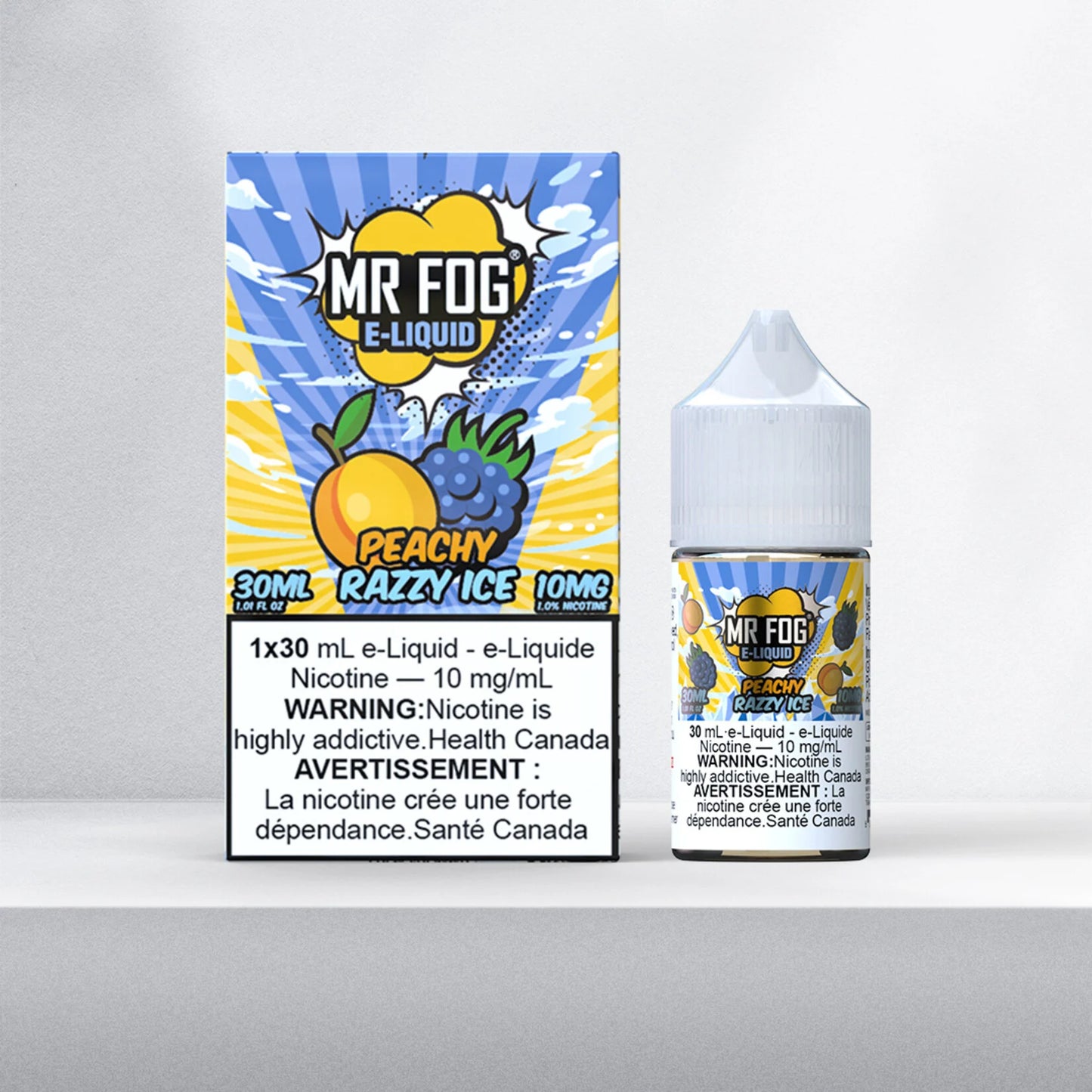 [CLEARANCE] MR FOG Salt E-liquid - Peachy Razzy Ice