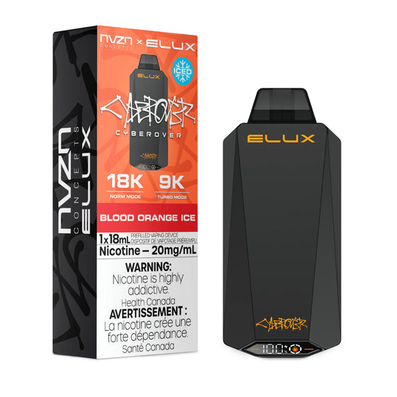 Vape jetable rechargeable NVZN Elux Cyberover 18K 18 ml