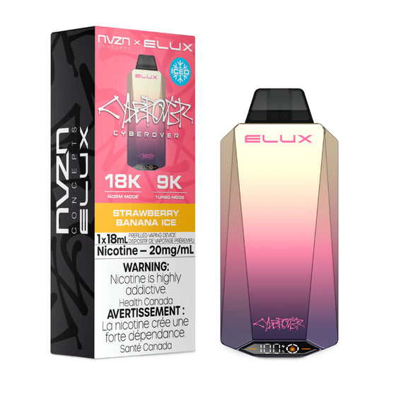 NVZN Elux Cyberover 18K Rechargeable Disposable Vape 18ml