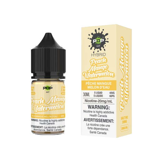 Pop Hit Salt E-Liquid - Peach Mango Watermelon